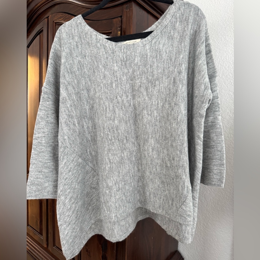 The softest grey sweater